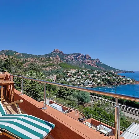 Lucioles - Strandnah Mit Balkon Und Meerblick By Riviera Homelife 公寓 *